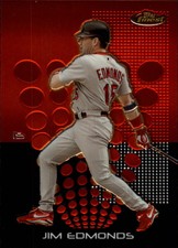 2004 Finest St. Louis Cardinals Baseball Card #49 Jim Edmonds