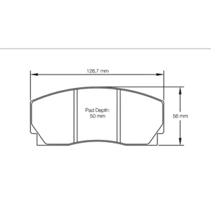 PAGID E1269 RSH42 RACING PADS E1269RSH42 - Picture 1 of 1