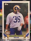1993 Topps - #166 Jerome Bettis (RC) Rookie Card - Rams DM4E