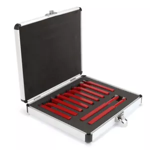 11 PCS 3/8“ CARBIDE TIP TIPPED CUTTER TOOL BIT CUTTING SET METAL LATHE TOOLING - Picture 1 of 3