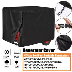 Universal Generator Abdeckung 600D Wasserdicht Schutzhülle Generatorabdeckung - Bild 1 von 28