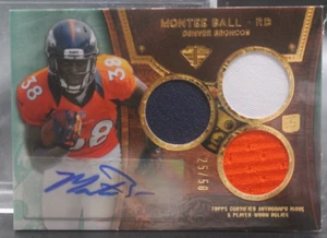 2013 Topps Triple Threads - Autographed Relics - Montee Ball /50 (AU, MEM, RC) - Picture 1 of 1