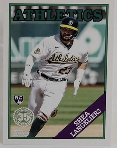 Shea Langeliers (RC) - 2023 Topps Series 1 #T88-16 Athletics - 35th Anniversary - Picture 1 of 2