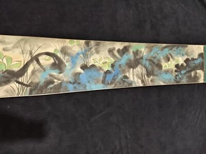Old Chinese antique painting scroll Splash Color Lotus by Zhang Daqian 张大千 - Picture 1 of 7