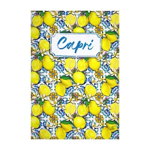 Küchentuch Capri Zitronen Geschirrtuch Effekt Mistolino Aus Baumwolle 6823 - Bild 1 von 5