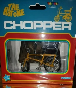 Raleigh - The Hot One Chopper Modellfahrrad gelb Retro 70er Bike.Maßstab 1:12 - Bild 1 von 2