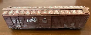 RARO HO Resina Sunshine CB&Q Burlington XA-14 Automobile Boxcar COSTRUITO RESISTENTE ALLE INTEMPERIE - Foto 1 di 6