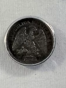 1895 Mo-M Mexico 5 Centavos Small Silver Coin Graded VF 20 by ANACS Low Mintage - Picture 1 of 4