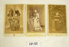 Antique Carte De Visite CDV's from H W Drew of Romsey  FP32