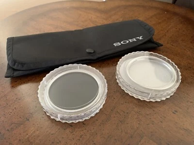Sony 58mm Circular Polarizing PL Lens Filter Kit Case UV Protector MC Protector - Image 1 of 3