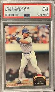 1992 Stadium Club #415 Ivan Rodriguez - PSA9 - Picture 1 of 2