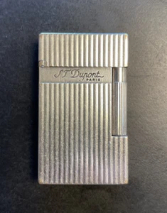 Originales S.T. Dupont Feuerzeug, Silber, Ligne 2 - Bild 1 von 10