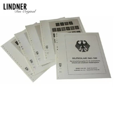 LINDNER T-Vordruckblätter Vordrucke Besatzungszonen SBZ Franz Engl Am 1945-1949