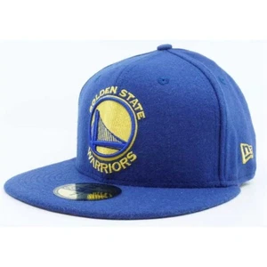 Golden State Warriors New Era 5950 Fitted Hat - Blue - Picture 1 of 1