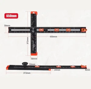"IMBOT" 2 IN 1 Positioning Square Measuring Ruler/Aluminium Alloy T-Shaped Ruler - Picture 1 of 14