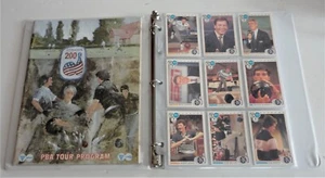 Lettera programma tour bowling 1976 non letta e 99 spille King 1990 carte collezionabili - Foto 1 di 13