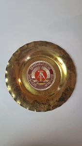 DDR Wanderpokal Zentraler Leistungsvergleich Teller Gold Pirna Handwerk Gewerbe - Bild 1 von 3