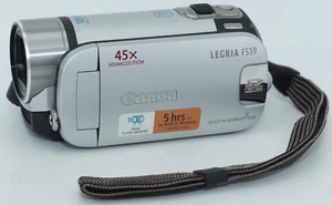 Canon Legria FS19 Camcorder 8GB Internal Memory Digital Video Camera - Picture 1 of 14