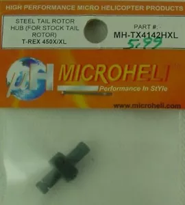 Mozzo rotore coda in acciaio MicroHeli/T-Rex 450X/XL MHETX4142HXL - Foto 1 di 1