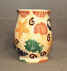 Rare Early Moorland Vase   Sea Creatures Design By Kate Malone   1980S