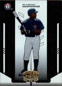2004 (RANGERS) Leaf Certified Materials #10 Alfonso Soriano Rgr