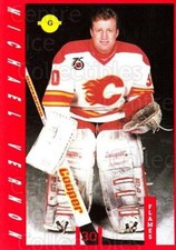 1991-92 Calgary Flames IGA #24 Mike Vernon