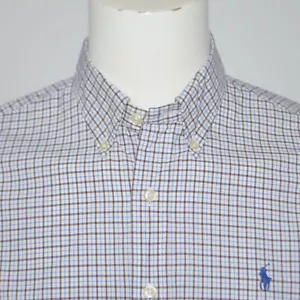 POLO RALPH LAUREN Freizeithemd Classic Fit braun kariert Baumwolle Gr. M - Bild 1 von 5