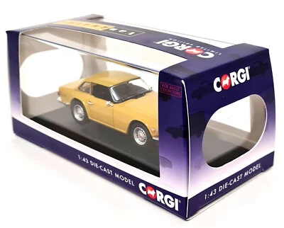 TRIUMPH TR6 HARD TOP MIMOSA YELLOW VANGUARDS VA14702 1:43 1974 800 PCS UK - Photo 1/4