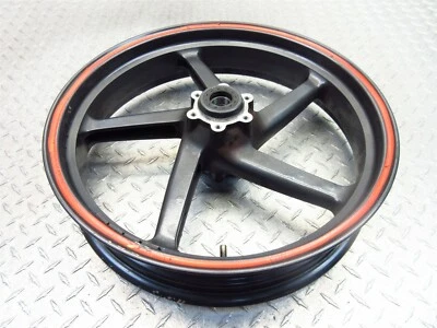 2002 00-04 Aprilia SL1000 Falco Front Wheel Rim Video Straight 17x3.5 - Image 1 of 4