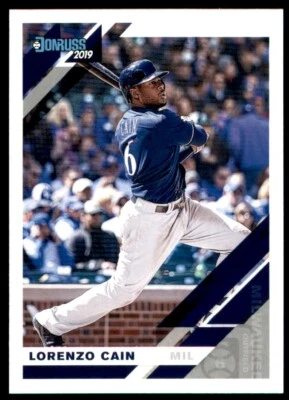 2019 Panini Donruss #184 Lorenzo Cain - Image 1 of 2