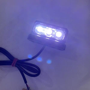 12V Universal CNC Aluminum Alloy Motorcycle White LED License Number Plate Light - Picture 1 of 6