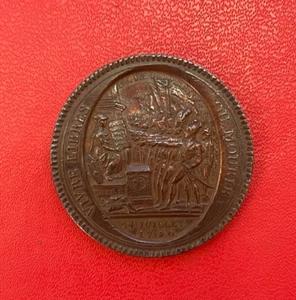 Beau monneron Frères Négocians à Paris, "an IV de la liberté" 1792. Etat TTB - Picture 1 of 3
