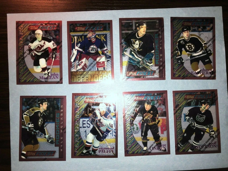 1995-96 TOPPS FINEST HOCKEY CARDS YOU CHOOSE NHL CARD FREE SHIPPING - Image 1 of 1