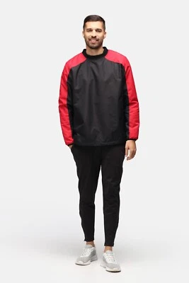 Pro Contact Top Windbreaker T Shirt Mens Pullover Rugby Sportswear Teamwear - Image 1 of 4