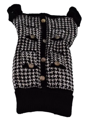 Suéter de espiga MAXX'S CLOSET para perros pequeños y cachorros 14" de largo (12-15 libras) Foto 1 de 4