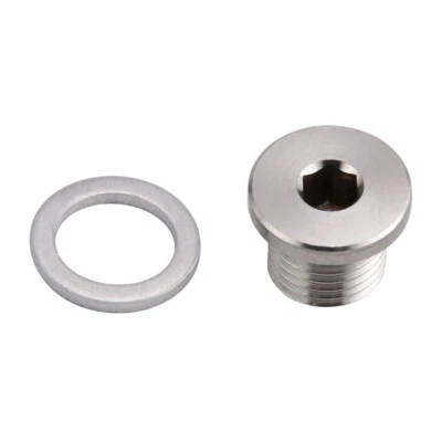 M14x1.5mm Oil Drain Sump Plug + Washer For Porsche Cayenne 11-16 Panamera 12-16 - Image 1 of 4