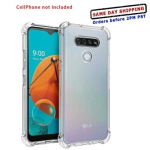 Funda protectora de piel flexible antichoque para teléfono LG K51 LM-K500UM - Imagen 1 de 3