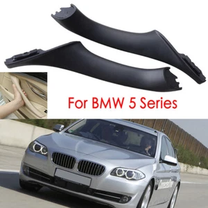 Right+Left Interior Inner Door Trim Pull Handle for BMW F10 F11 2010-2016 Black - Picture 1 of 7