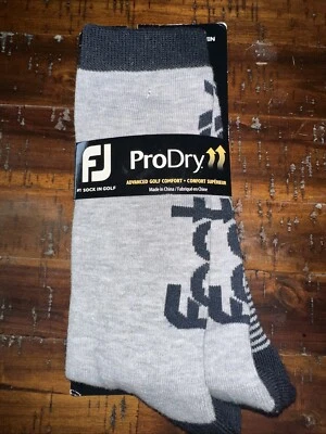 Calcetines de golf FootJoy ProDry Heritage para hombre gris/azul marino talla 7-12 (1 par) Foto 1 de 3