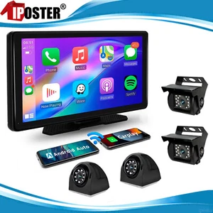 10.36" Carplay Android Auto Monitor 360 View Front Sides Backup Camera Caravan - Picture 1 of 24