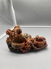 Seltene Chinesische Steinspeck Skulptur Aus Dem 19. Jahrhundert B2.6