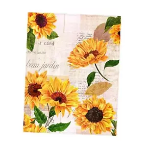 60 x 80 Inch Sunflowers Super Soft Throw Blanket for Bed Sofa Colour 6 - Picture 1 of 6