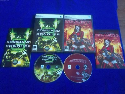 COMMAND & CONQUER RED ALERT 3 & TIBERIUM WARS ( double pack APPLE MAC games ) - Image 1 of 2