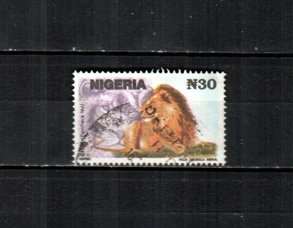 León NIGERIA Scott's 615E (1v) F/VF usado (1992-93) #2 Foto 1 de 1