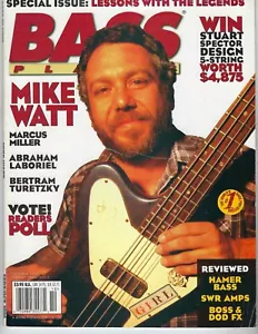 VINTAGE BASS PLAYER MAGAZINE. OCTOBER 1995. MIKE WATT, MARCUS MILLER AND MORE! - Foto 1 di 3