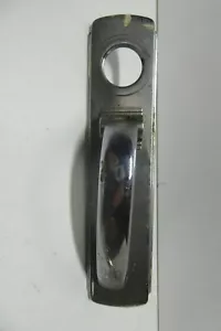 CLASSIC ART DECO BRASS CHROME PLATE DOOR HANDLE KNOCKER - Picture 1 of 6