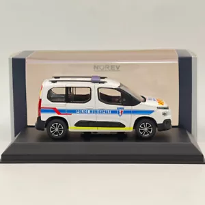 Modellino auto Norev 1/43 Citroen Berlingo Polizia Municipale bianco pressofuso collezione - Foto 1 di 7
