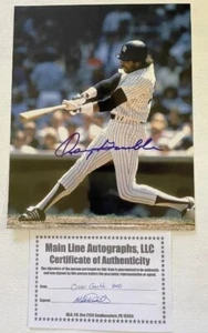 Oscar Gamble Signed Autographed Glossy 8x10 Photo New York Yankees - Picture 1 of 1