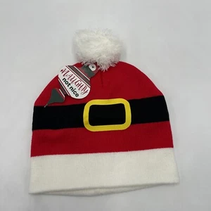 Naughty Not Nice Santa Beanie Pom Pom Brand New With Tags #009 - Picture 1 of 3