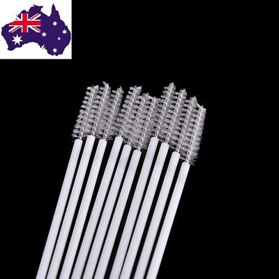 1 - 10 Stainless Steel STRAW CLEANER CLEANING BRUSH Sippy Kids Drinking Bottle W • 4.95$